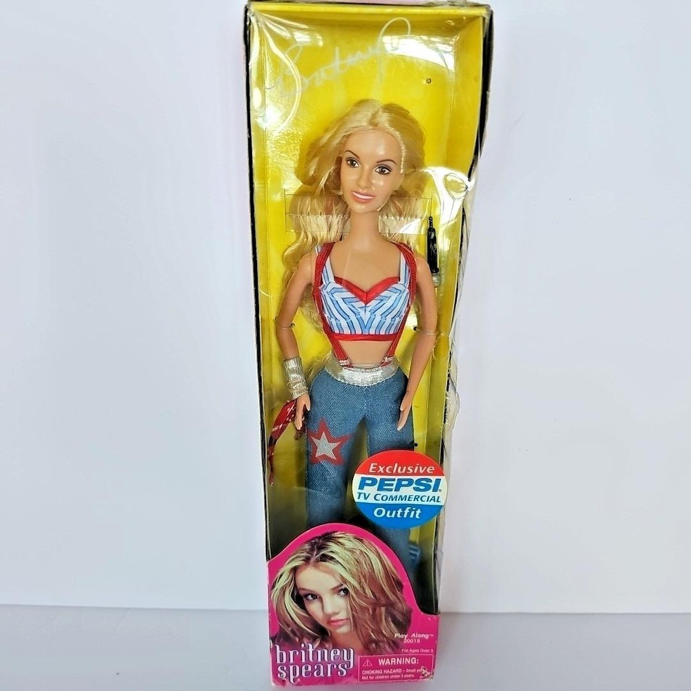 2001 Britney Spears Play‎ Along Doll Pepsi TV Commercial Outfit Y2K Collectible